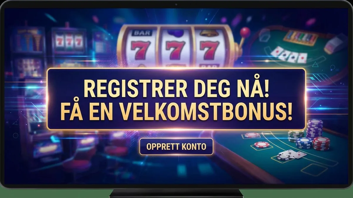Registrer deg med bonus